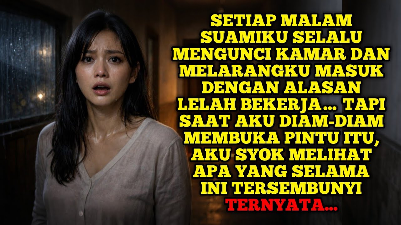 “SETIAP MALAM SUAMIKU SELALU MENGUNCI KAMAR DAN MELARANGKU MASUK, AKU SYOK TERNYATA...