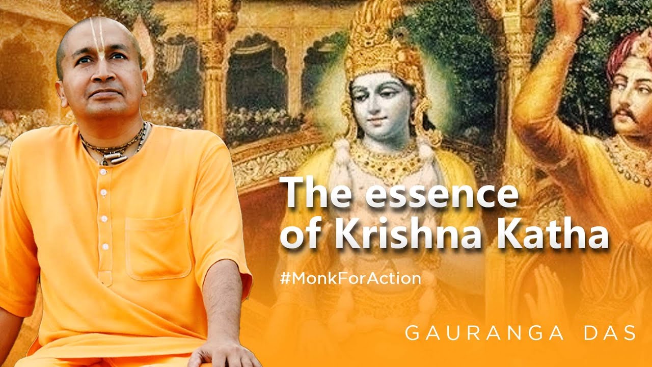 Krishna Katha | Benefits of listening to Hari Katha | Gauranga Das #shorts #spirituality