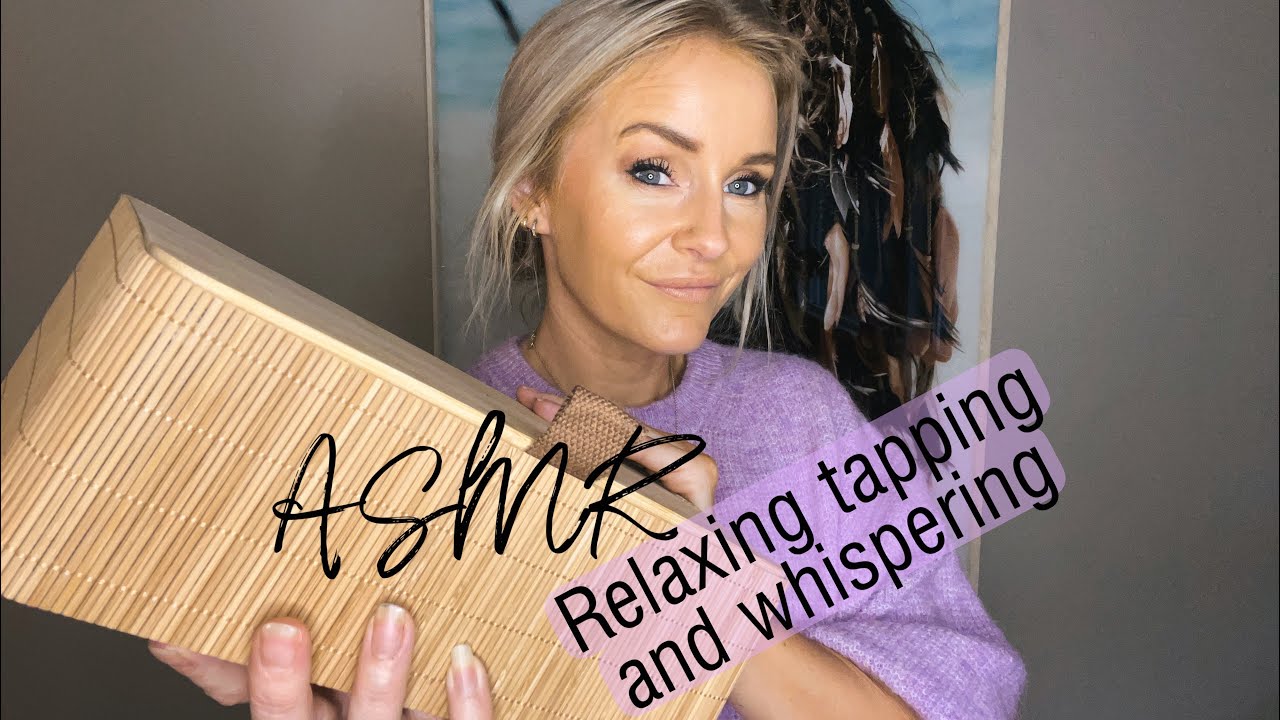 ASMR⭐️Get sleepy with tapping and close whispers😴
