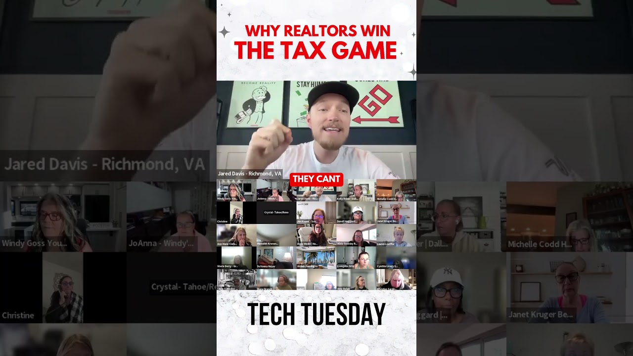 How Smart Realtors Legally Pay Less in Taxes (Tech Tuesday Breakdown) 