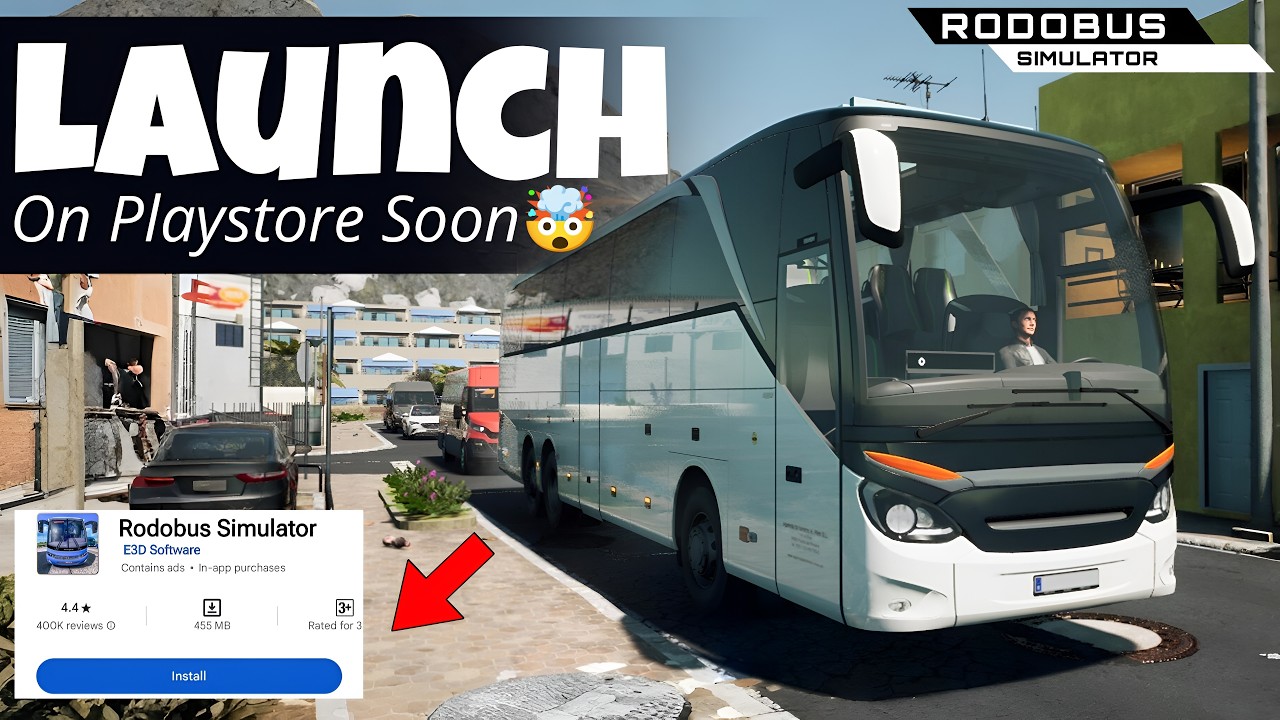 Rodobus Simulator Release Announcement - Finally Mobile Version 🤯📱