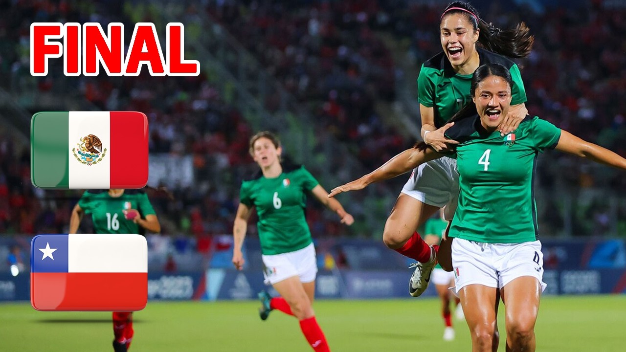 ¡HISTÓRICO! México Gana su Primera Medalla de Oro en Fútbol Femenil | México vs Chile
