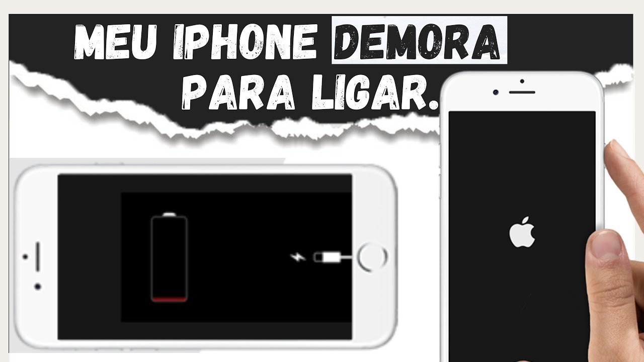 Celular IPHONE demora para LIGAR e Trava em Bateria Carregando. Dicas .