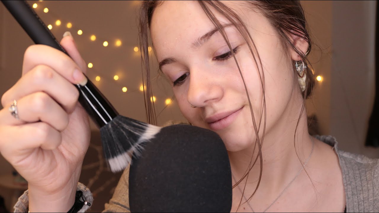 ASMR Deep and Intense Microphone Sounds | Close up | Tongue clicking, brushing, scratching