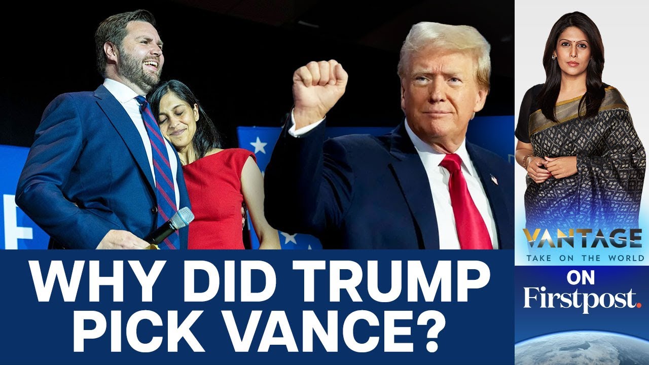 Trump picks JD Vance as his Vice President Candidate | Vantage with Palki Sharma