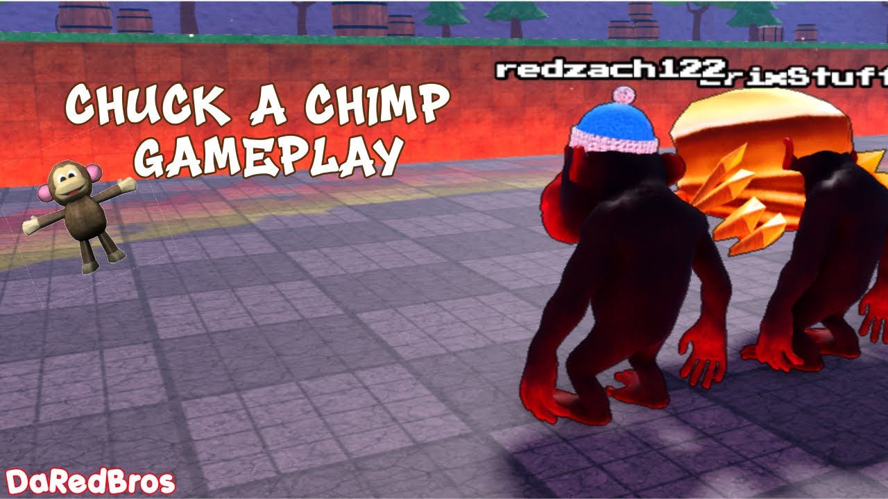 PLAYING CHUCK THE CHIMP ON ROBLOX!