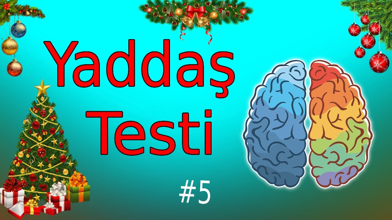 Zəkasına G&uuml;vənənlər &Ouml;z&uuml;n&uuml; Sınasın - Yenil İl Temalı Yaddaş Testi | Sual Cavab Oyunu