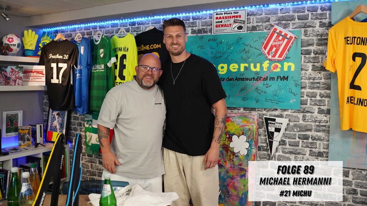 Michael Hermanni  "Michu" von FSV SW Neunkirchen-Seelscheid zu Gast in Folge 88 bei rheingerufen