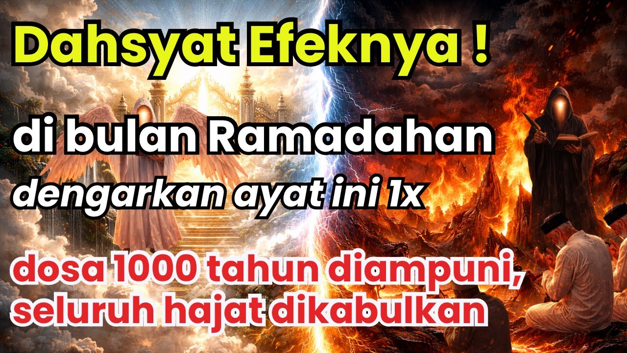ANDA TERPILIH! Sempatkan 1x dengar ayat ini, dosa 1000 tahun terampuni, hajat apapun dikabulkan 