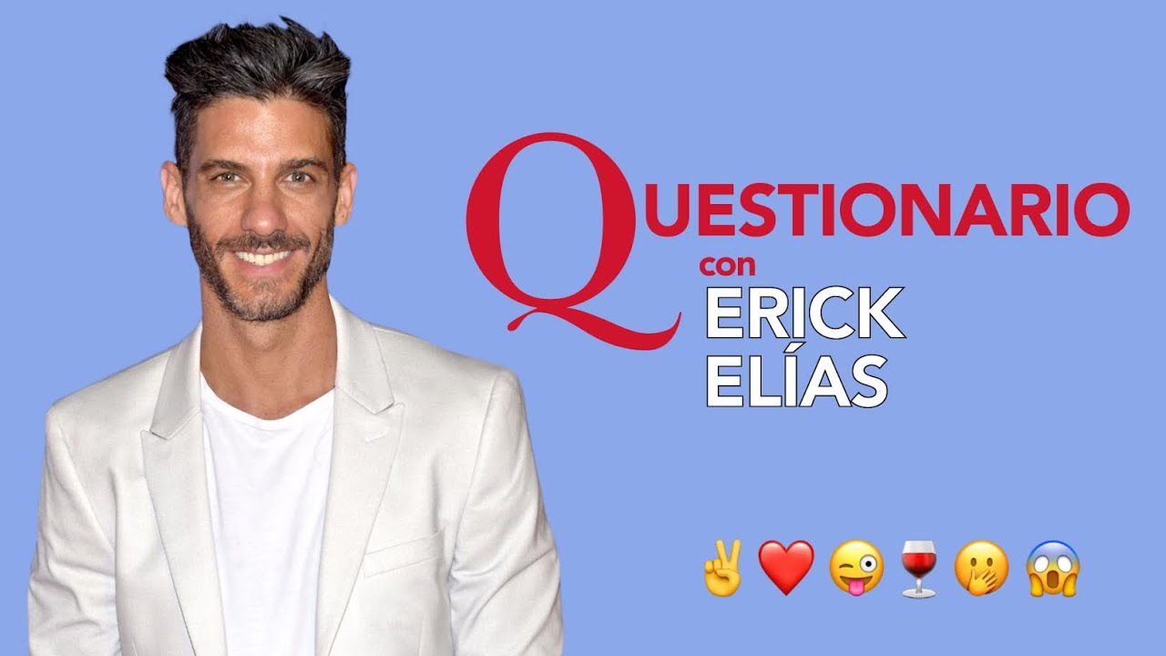 Erick Elías nos confiesa que se portó mal en el amor y cuál es su más grande miedo