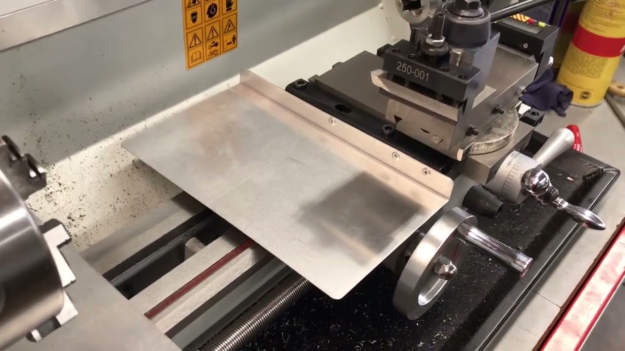 Mini Lathe Aluminum Ways Cover Part 2