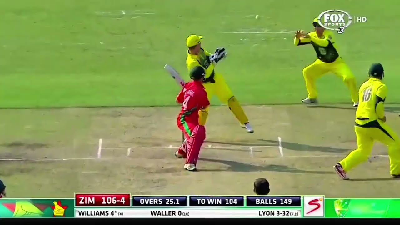 Zimbabwe Beat Mighty Australia 2014 Cricket Highlights Rare