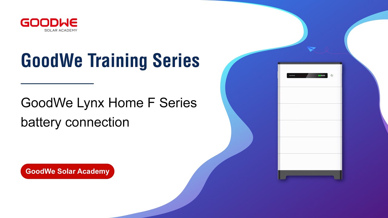 Подключение аккумулятора GoodWe Lynx Home F Series