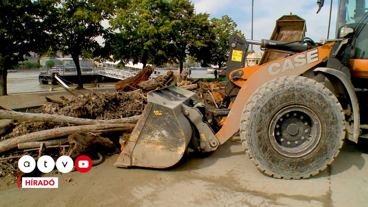 Van mit takarítani: brutális mennyiségű hulladékot hordott a Duna a rakpartra