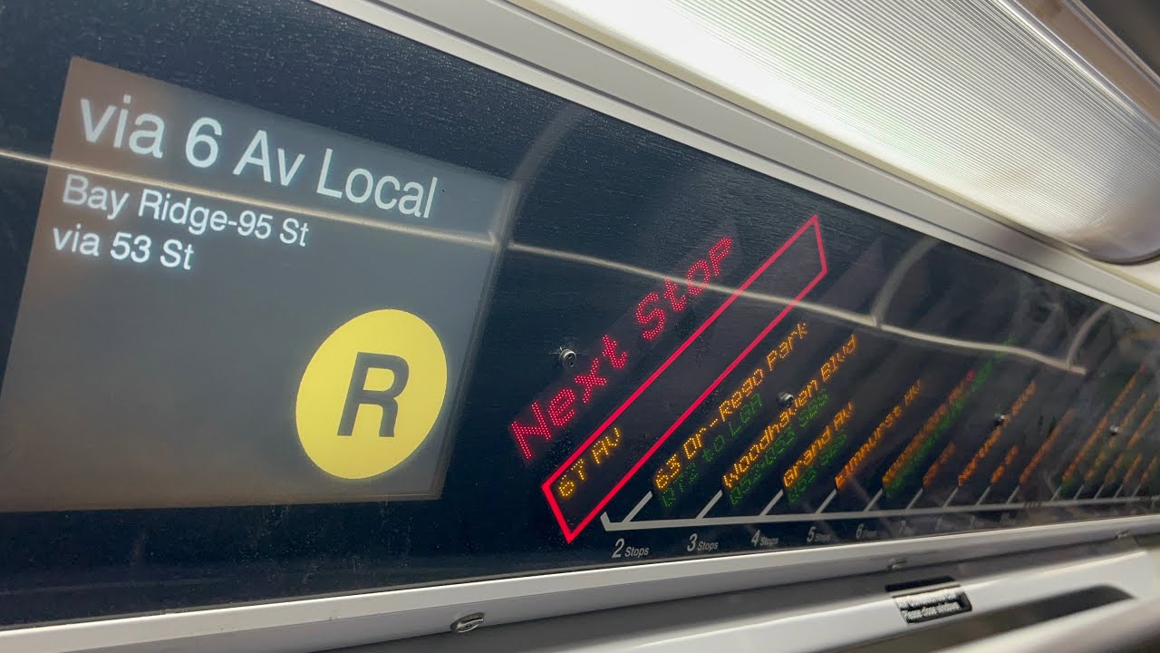 BMT Subway: R160A-2 (R) Train Ride from Forest Hills to Bay Ridge via 53rd Street / 6th Ave Local