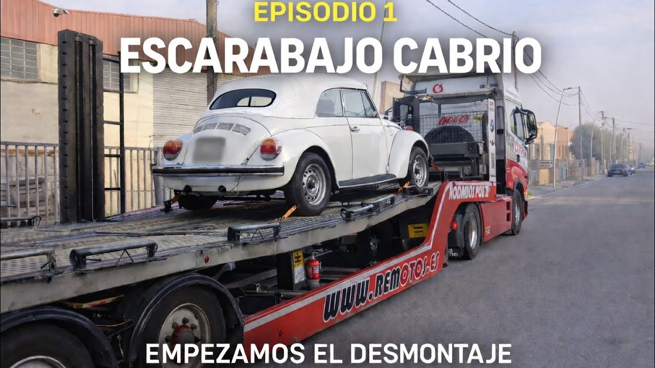 "Restauramos este VW Escarabajo Cabrio - Capitulo 1 Desmontaje, Chasis, Bancada y suelos"