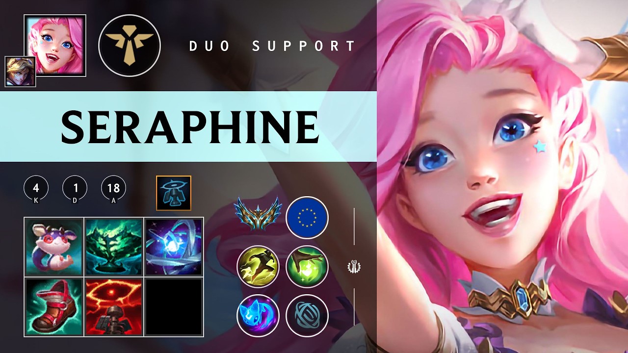 Seraphine Support vs Bard - EUW Challenger Patch 26.04