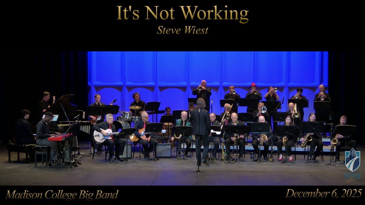 Madison College Big Band, December 6, 2025 Concert