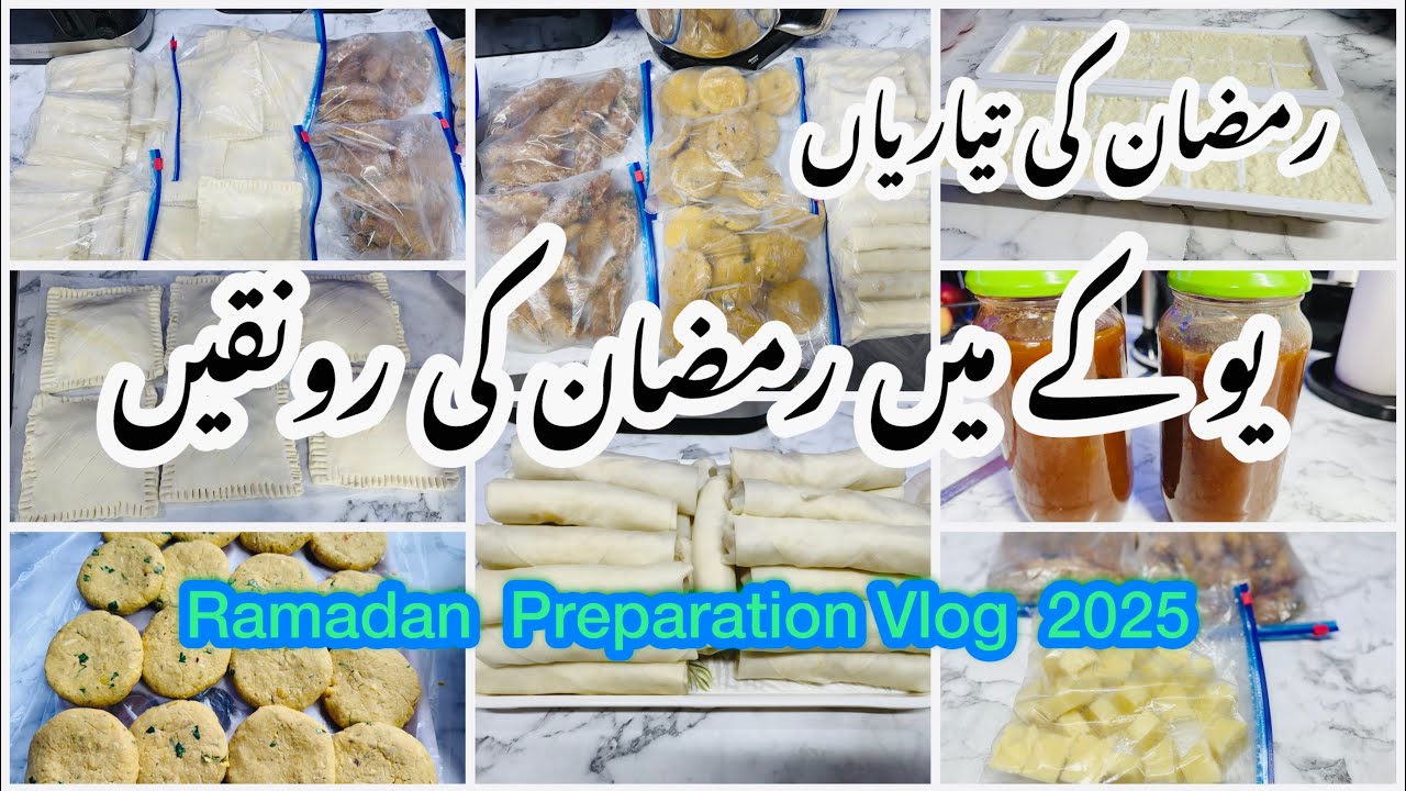 Ramadan preparations 2025|Ramadan Pre Preparation |Make and freeze Ramadan Recipes|