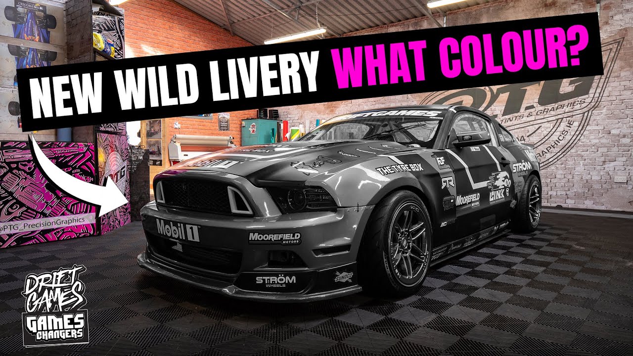 NEW LIVERY REVEALED for my 900bhp Ford Mustang DRIFT CAR!
