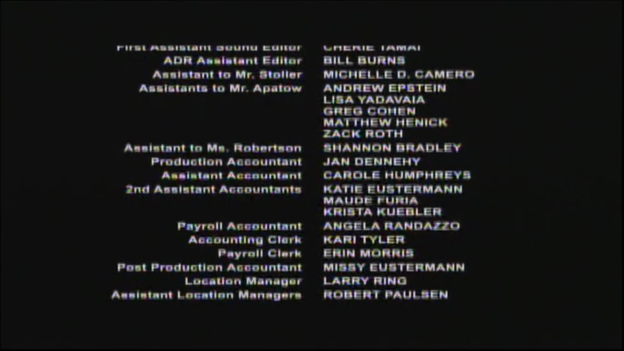 Forgetting Sarah Marshall (2008) End Credits (Starz Comedy 2025)