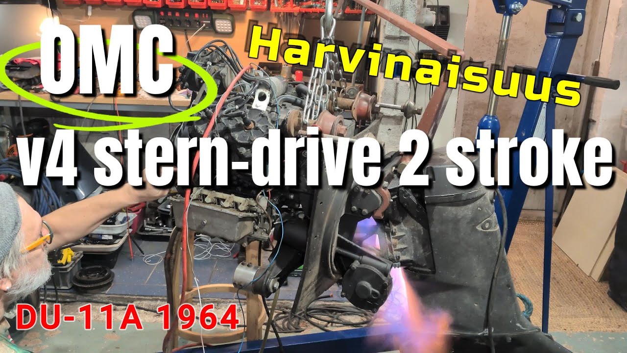 OMC v4 stern-drive 2 stroke 1964