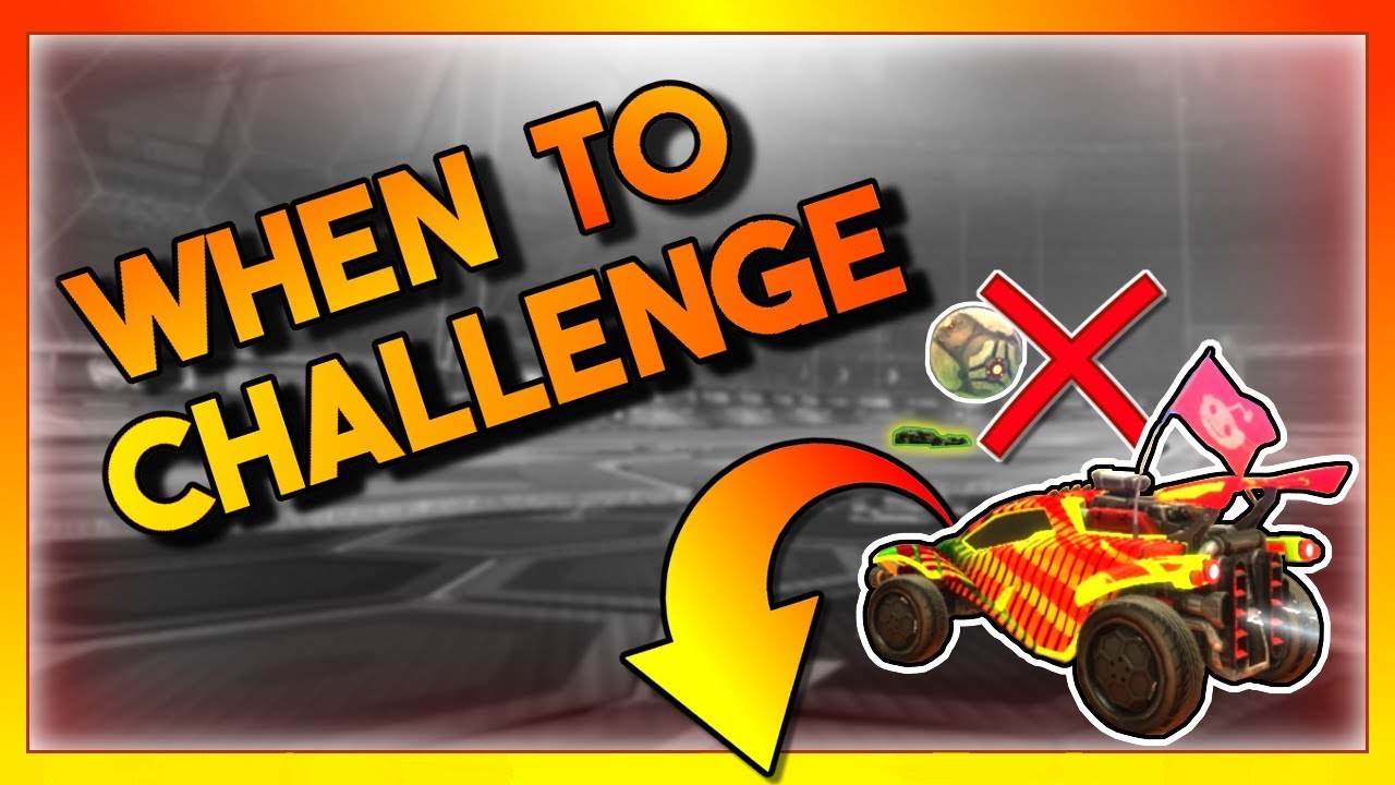 When to Challenge the Ball in Rocket League (Rocket League Defense)