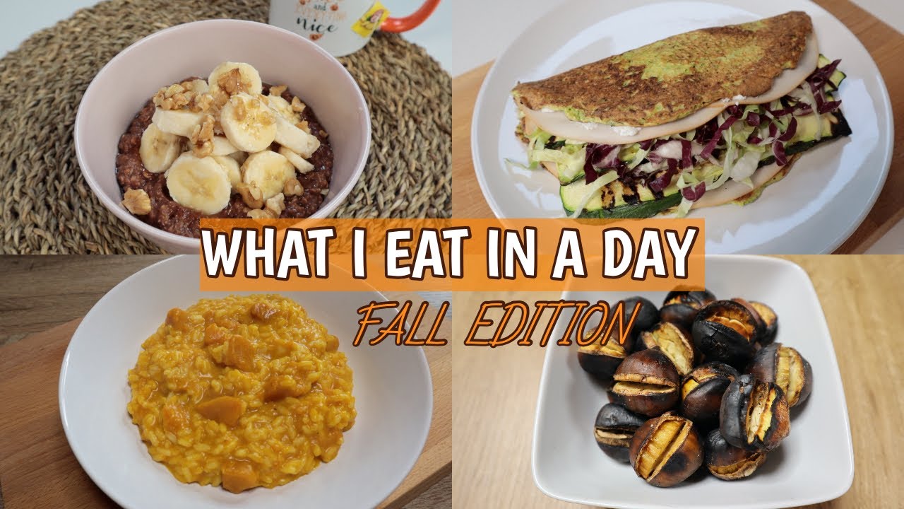 COSA MANGIO IN UN GIORNO #14 | WHAT I EAT IN A DAY | FALL EDITION
