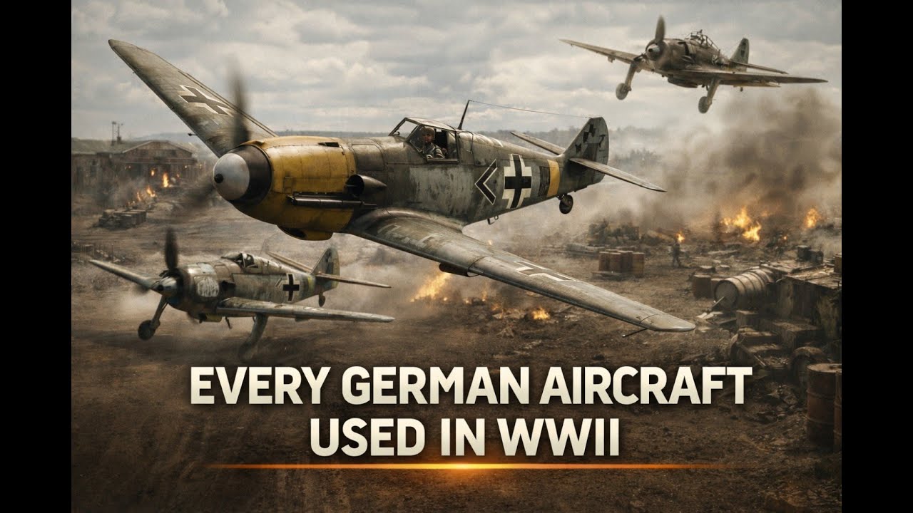 Every German Aircraft Used in WWII | Complete Luftwaffe Planes List (1939&ndash;1945)