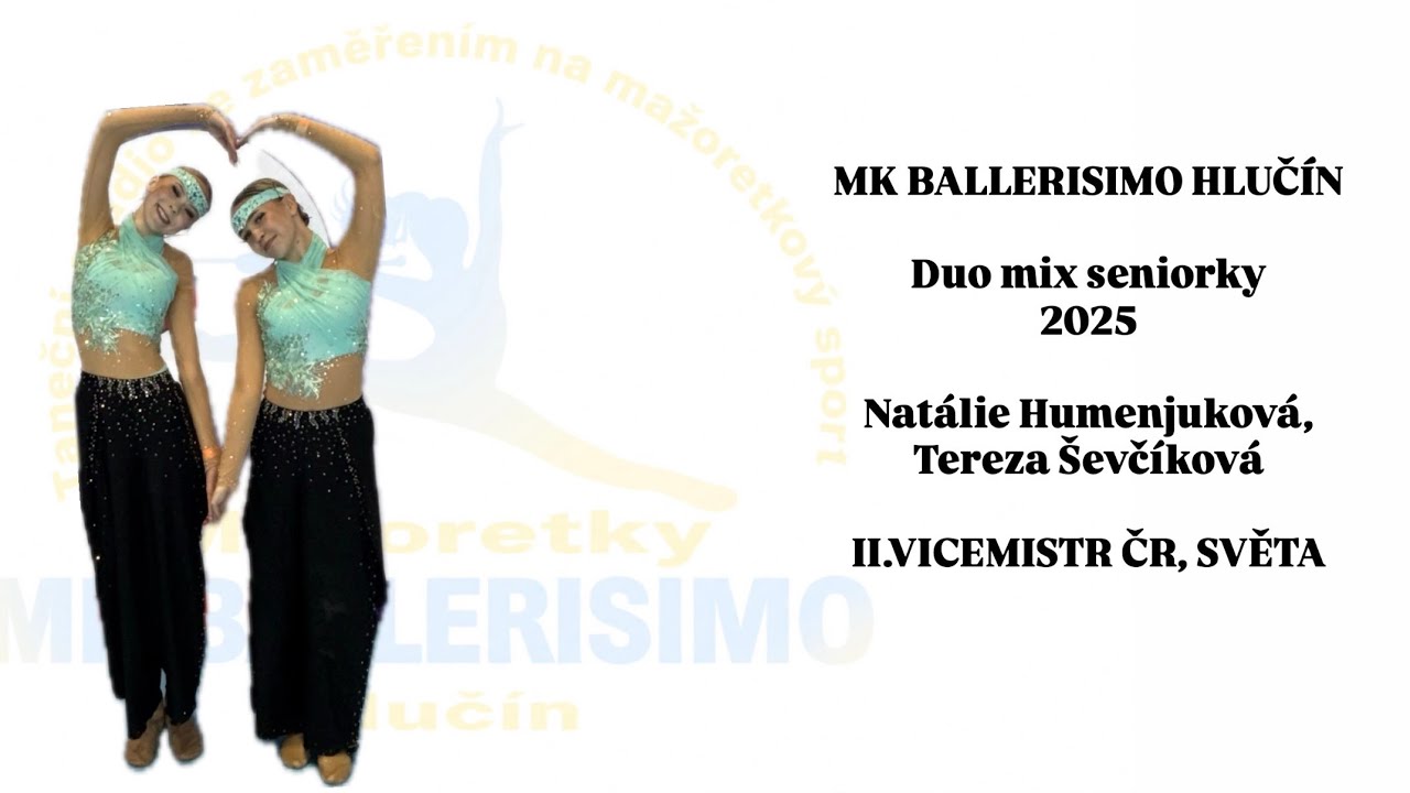 MK BALLERISIMO Hlučín - duo mix seniorky Terka a Naty 2025