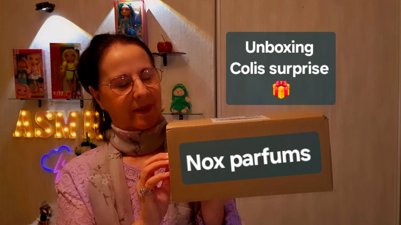 ASMR français, unboxing colis surprise envoyé par 