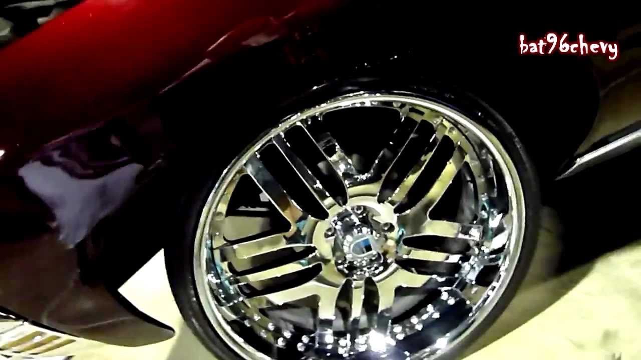 70 Candy Brandywine Chevy Impala on 24