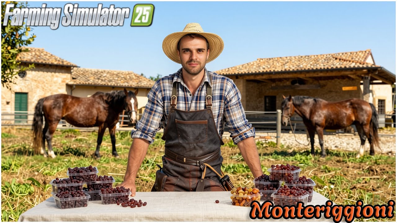 MONTERIGGIONI FS25 #47 - VENDIAMO CAVALLI E UVETTA PER 450 MILA EURO - GAMEPLAY ITA