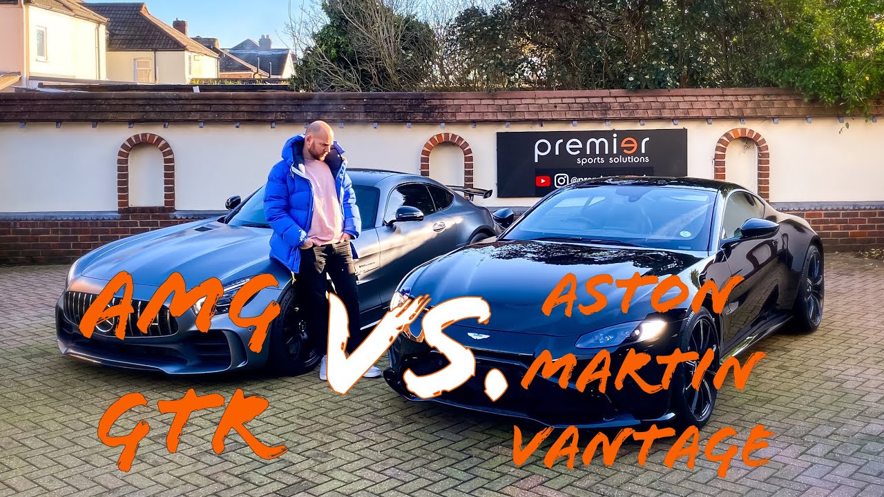 Head 2 Head - Mercedes AMG GTR Vs Aston Martin Vantage (BRUTALLY HONEST) Review