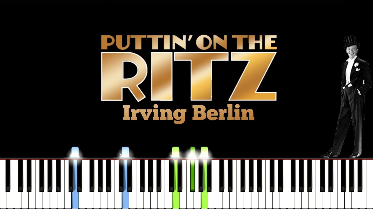 Puttin' On the Ritz - Irving Berlin | Piano Tutorial | Synthesia | How to play
