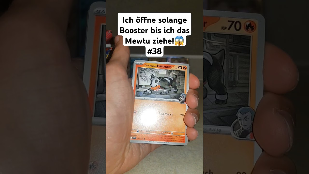 Ich öffne solange Booster bis ich das Mewtu ziehe!😱 #38