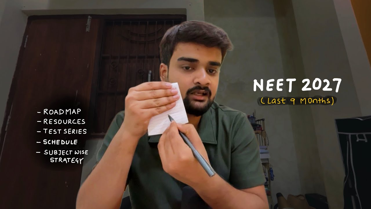 If I Had To Start NEET 2027 From Zero, I Would Do This