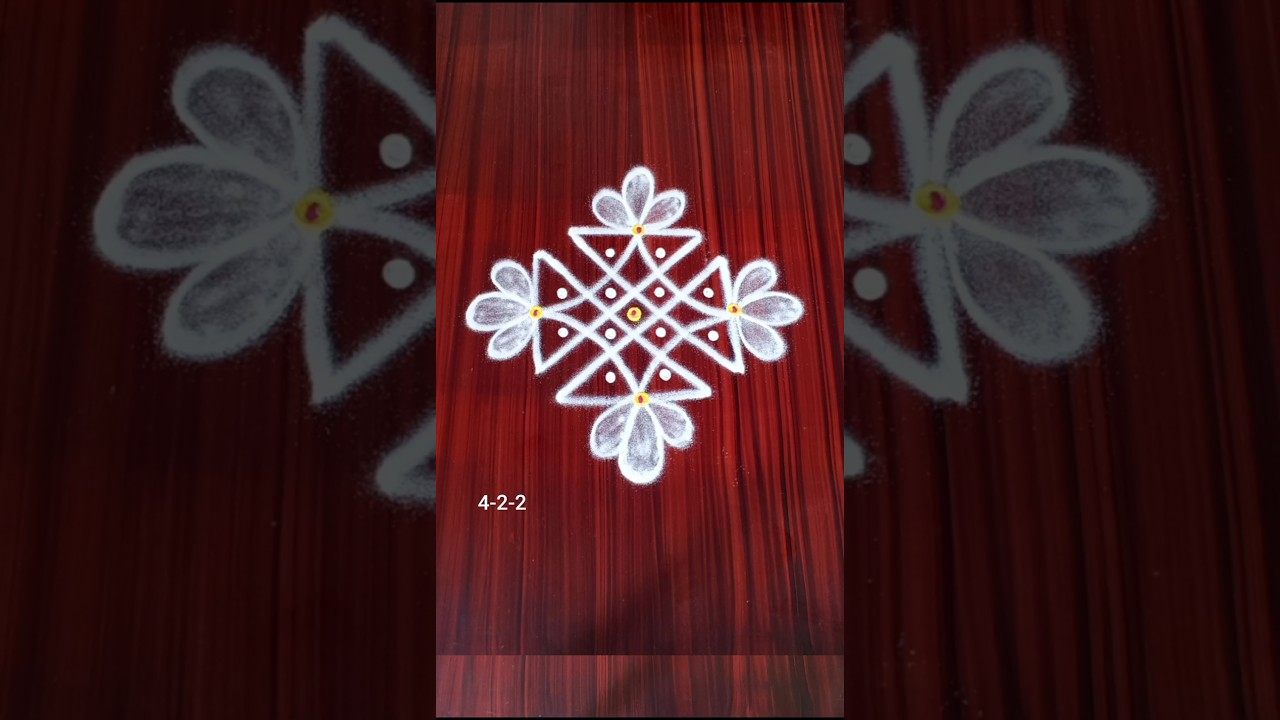 #shorts #shortsvideo #kolam #rangoli #muggulu#kolamdesigns #rangolidesigns#dailykolam #kolamrangoli