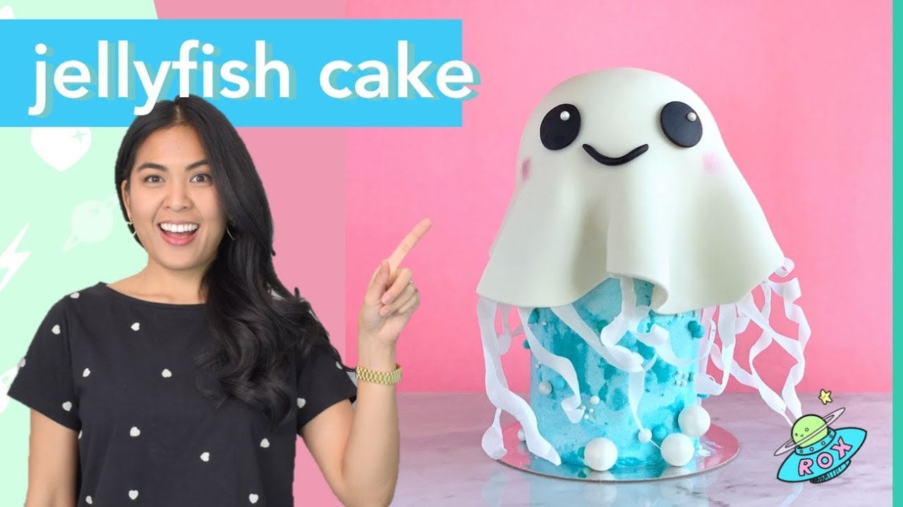 How to decorate a jellyfish cake | step by step decorating series