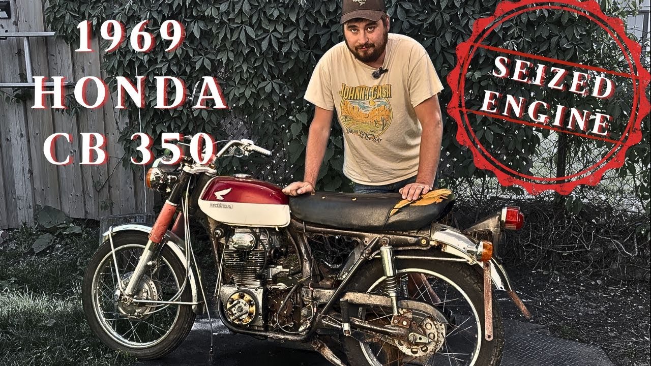 1969 Honda CB350 seized engine (Part 1)
