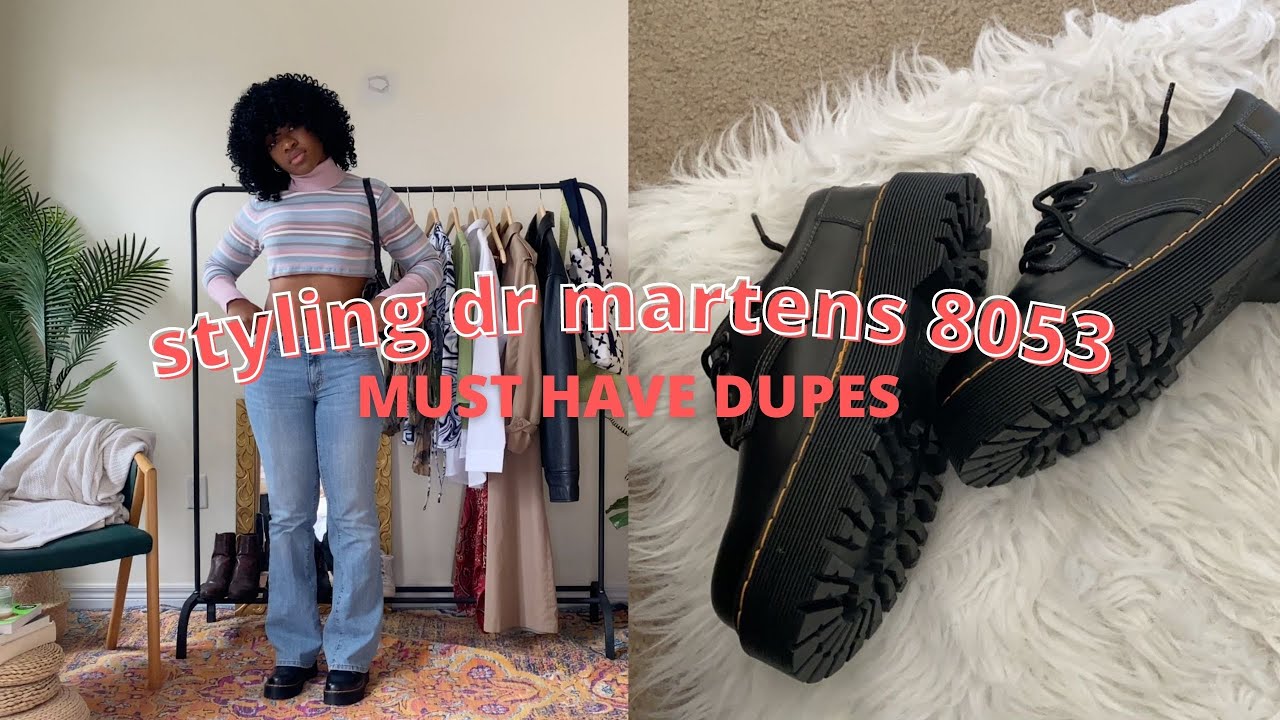styling the BEST dr martens quad 8053 dupes | WATCH THIS BEFORE YOU BUY