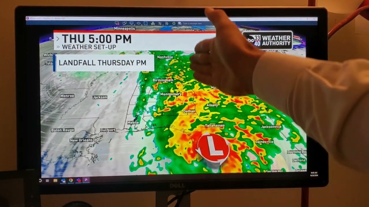 Tuesday Morning 9/24 weather brief