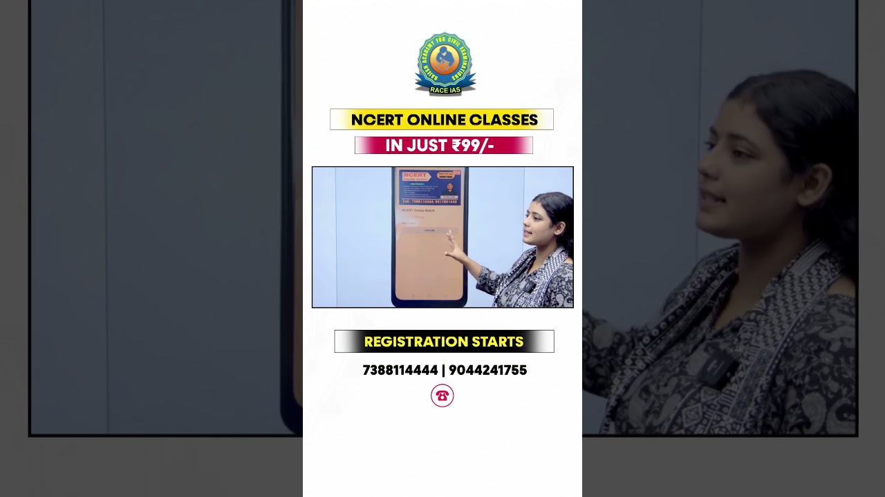 🎓 The ₹99 NCERT Course gives you 1 Year Access to:  Live + Recorded Classes 