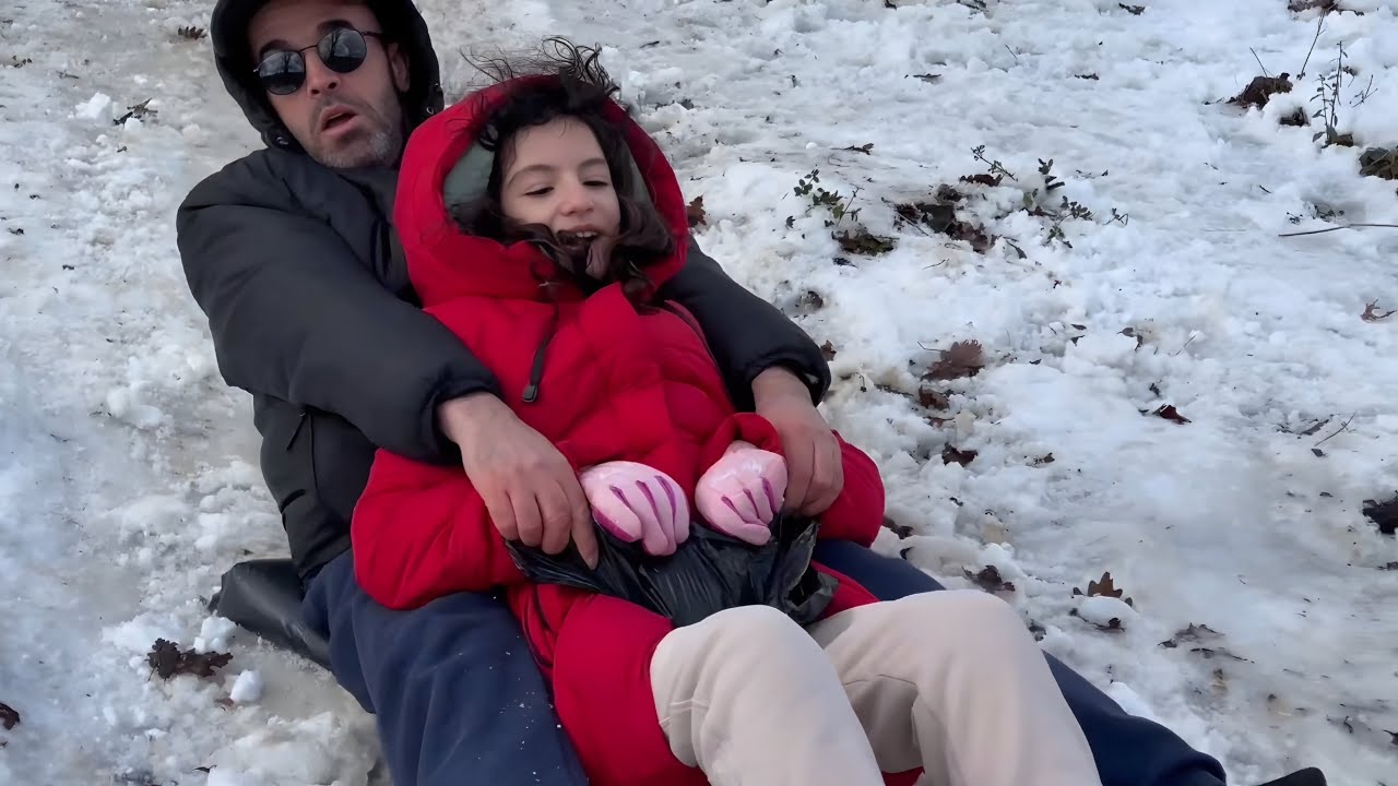 ESMANUR VE BABASI KARDAN DONDURMA YAPTI!