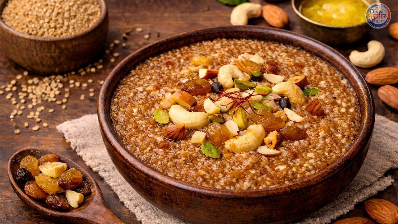 Gujarati Lapsi Recipe | Sweet Daliya with Jaggery | Broken Wheat Halwa | Soft Grainy Perfect Texture