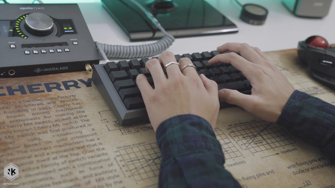 Fjell with PPS Keycaps and lubed Holy Pandas Typing Sounds