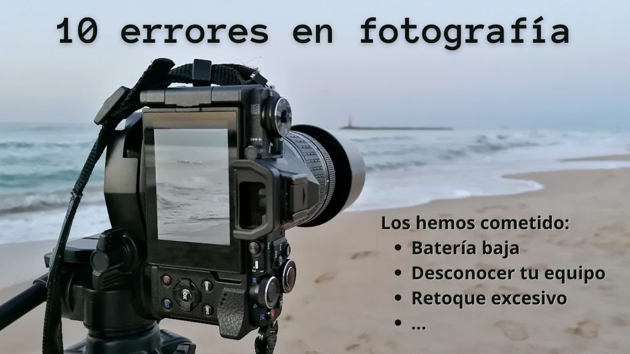 10 errores en fotografía