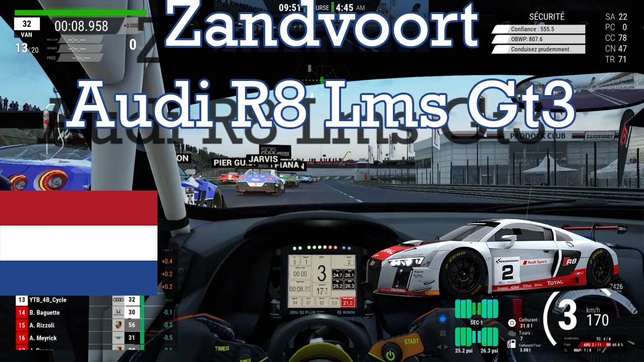 ASSETTO CORSA COMPETIZIONNE PS4 XBOX: ZANDVOORT AUDI R8 LMS GT3