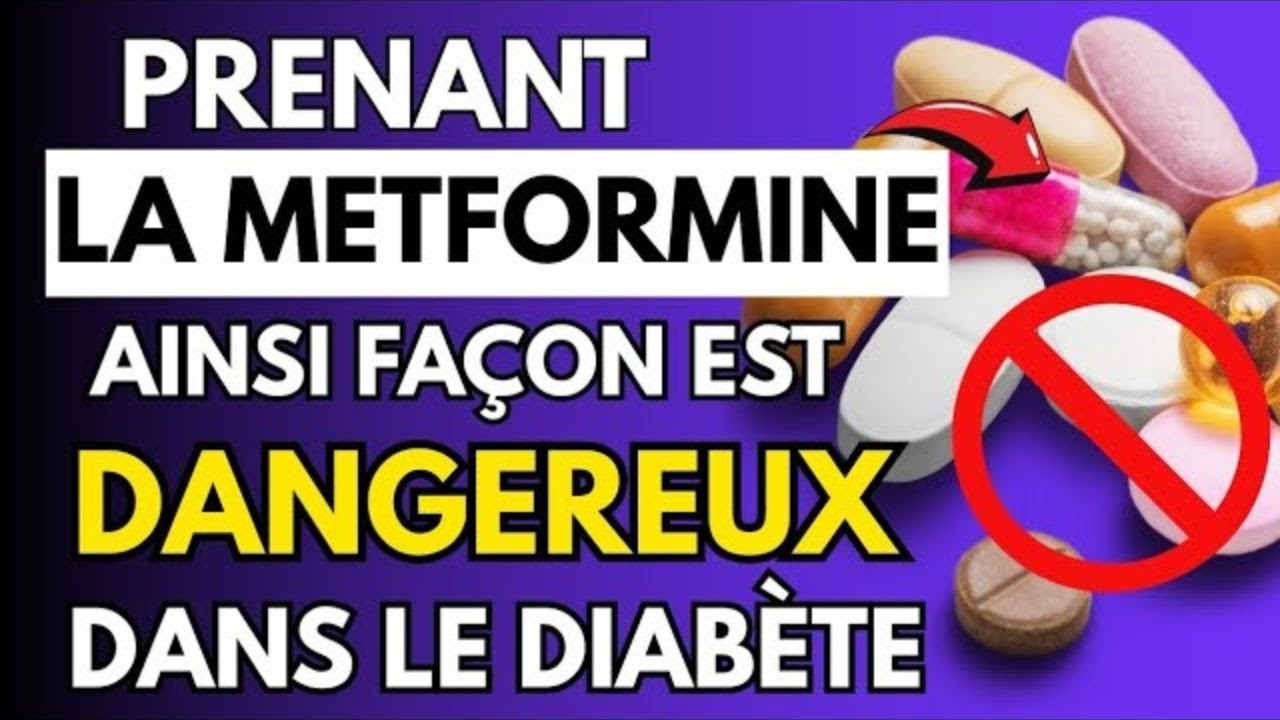 Metformine : cette erreur courante peut être dangereuse (ce que personne ne dit aux diabétiques)