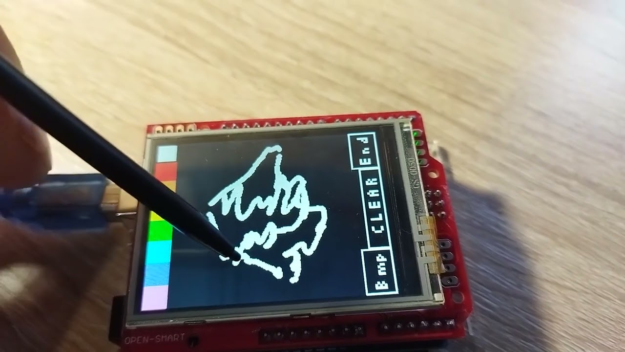 Экран 3.8 дюйма для Arduino Mega | OpenSmart TFT Shield 3.8 inch